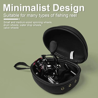 JSFUN EVA Sacs de pêche Moulinet de pêche Sac Roue Housse de protection Baitcasting Trolling Spinning Fishing Reel Case Pouch Box Pesca