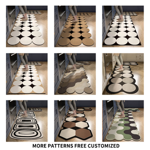 <span class=keywords><strong>Tapis</strong></span> de <span class=keywords><strong>Cuisine</strong></span> Antifatigue et Antidérapant en Caoutchouc <span class=keywords><strong>Lavable</strong></span>, Design Personnalisé et Économique - Product Image 2