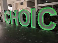 Lettres et chiffres géants en métal RGB néon de 3 à 4 pieds pour la décoration de mariage, les célébrations de remise des diplômes, les locations pour fêtes