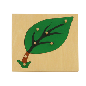 BO003 <span class=keywords><strong>Puzzle</strong></span> Montessori Feuilles en Bois pour Enfants, Jouet Éducatif en Forme de Feuille Naturelle, <span class=keywords><strong>Puzzle</strong></span> pour Tout-Petits, Apprentissage Précoce - Product Image 1