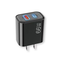 Chargeur pour ordinateur portable 20W, charge rapide PD, téléphone portable QC3.0, universel, ordinateur, Royaume-Uni, États-Unis, Australie, Argentine, UE, chargeur GaN PD 20W