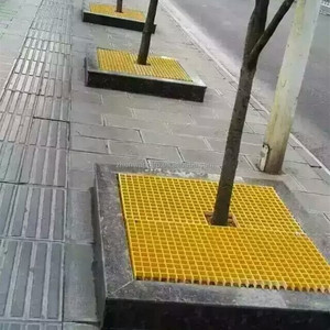 Grille en fibre de verre à mailles carrées pour la croissance <span class=keywords><strong>des</strong></span> racines et la ventilation du sol dans les parcs et rues commerciales – Offre Spéciale - Product Image 6