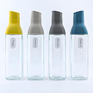 Wishome Distributeur <span class=keywords><strong>de</strong></span> <span class=keywords><strong>cuisine</strong></span> moderne en verre 500 ml, transparent, écologique, anti-fuite, pour <span class=keywords><strong>vinaigre</strong></span>, sauce soja, huile <span class=keywords><strong>de</strong></span> <span class=keywords><strong>coco</strong></span>, huile d'olive - Product Image 4