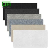 Panel Akustik Felt Modern 12mm, Panel Akustik PET, Tahan Api, Tahan Air, Ramah Lingkungan, NRC 0.85, Bangunan Komersial