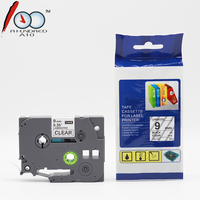 Étiquette adhésive forte cassette 9mm Tze-S121 S221 S621 S921 pour imprimante brother