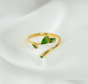 Blue Ivy <strong>Ring</strong> for Woman Christmas Gift for Her Silver Plated Jewelry Gift for Teacher Pink <strong>Ring</strong> for <strong>Mum</strong> Gift for Grandma and Mom - Product Image 6