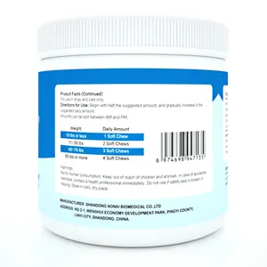 All'ingrosso professionale personalizzato Pet nutrizione integratore probiotici morbido masticazione enzima digestivo migliorare la digestione allergia probiotica