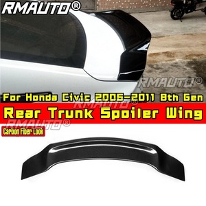 สปอยเลอร์หลังสำหรับ Honda Civic ปี 2006-2011 รุ่นที่ 8 ปีกสปอยเลอร์หลังคา ชุดแต่งรถยนต์ - Product Image 3
