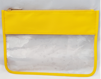 Pochette plate claire jaune