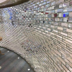 Lzx Rắn Đánh Bóng Pha Lê Trong Suốt Thủy Tinh Gạch Khối Hình Chữ Nhật Hình Dạng Đường Cong Mô Hình Cho Ngoài Trời Nhập Phòng Khách Vết - Product Image 6