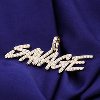 Pendentifs Hip-hop polyvalents pour l'automne/hiver, style européen-américain, en laiton et zircon, avec chaîne en corde, pour pulls - Tendance Mozambique