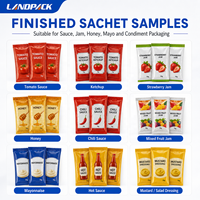 Machine d'emballage multi-voies pour sachets de concentré, purée, pâte, sauce, ketchup, marinade, shampoing, pâtes, pizza et assaisonnement à la tomate