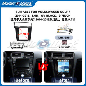 Marco para Reproductor de DVD de Coche de Buena Calidad y Precio para VOLKSWAGEN GOLF 7 2014-2018, Marco para Radio de Coche Android - Product Image 2