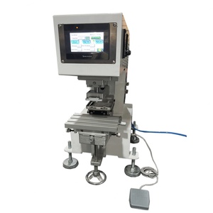 Hot Sale Single Tabletop Semi-Automatic Pneumatic Closed Cup Pad <b>Printer</b> New Used Cloth Label Cups for Tube Printing - Product Image 1