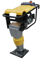 Machinerie de construction de bâtiments, compacteur à main pour sol et terre, moteur à essence Rm80A, 3kw, 20kN, compacteur à saut