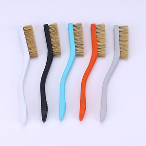 Custom Logo Nature Boar Bristle Hair Bouldering Brush Cleaning Crush Rock Climbing Brush