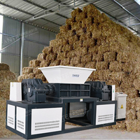 Zware-duty biomassa-shredder met dubbele as voor harde en stevige biomassamaterialen zoals houtstammen en lege palmvruchtenbundels