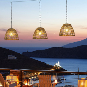 Lampe solaire de jardin en bambou pour l'extérieur Lampe suspendue LED blanche chaude Panneau solaire d'alimentation certifié <span class=keywords><strong>ROHS</strong></span> pour les applications paysagères