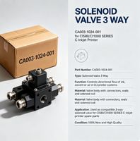 Vanne solénoïde 3 voies CA003-1024-001 pour imprimante jet d'encre CI580/CI1000 SERIES C