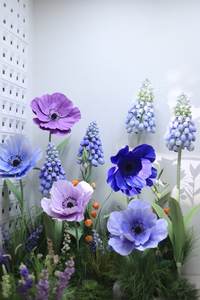 Fleur géante artificielle en mousse EVA faite à la main, autoportante, pour décoration de fenêtre, ensemble floral pour mariage et fête, présentation en magasin - Product Image 2