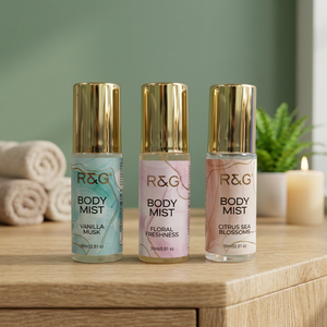 R&G Body Mist <b>Spray</b> Collection With <b>Vanilla</b> Musk Floral Freshness And Citrus Sea Blossom Fragrance Options For Women - Product Image 3