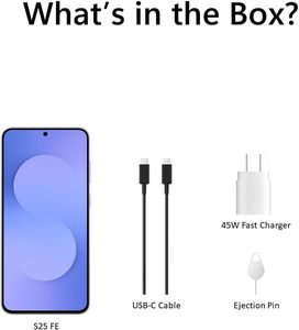 Para S25 FE 5G (Desbloqueado de Fábrica) Pantalla AMOLED de 6.7" 120Hz Cámara de 50MP Batería de Larga Duración Alto Rendimiento Red Estadounidense - Product Image 6