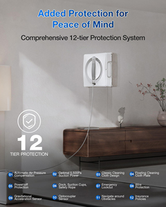 หุ่นยนต์ทำความสะอาดกระจกไฟฟ้า กลับสู่จุดเริ่มต้นอัตโนมัติ ควบคุมระยะไกล วางแผนเส้นทางอัตโนมัติ ตรวจจับสิ่งกีดขวางได้อย่างไร้รอยต่อ - Product Image 4