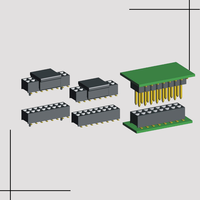 Fio smt 1.27mm para placa conector 4 a 80 contatos cabeçote