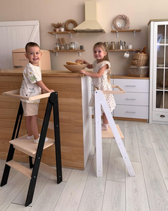 เก้าอี้ไม้แบบขั้นบันไดพับได้สำหรับบ้านไร่ที่ทันสมัย - Product Image 4