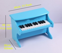 Wooden Mini Mechanical Piano 25 Keys Educational Music Instrument Upright with E0 Density Board 8kg Multi-color