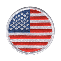 YONGZHU – Badges à logo de drapeau 3D personnalisés, brodés, avec Velcro, pour vêtements, chapeaux, sacs, décoration DIY – Vente chaude, haute qualité