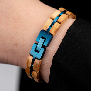 Bracelet <span class=keywords><strong>en</strong></span> acier inoxydable noir IP et noyer, 10 mm, gravé avec votre propre logo, tendance sur le marché europé<span class=keywords><strong>en</strong></span>, pour femmes - Product Image 5