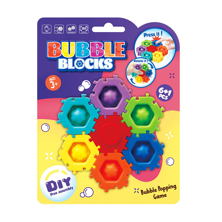 7pcs Puzzle Cube for Kids Squishy