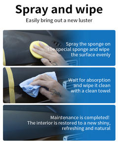 Kit Professionale X9 per la Cura dell'Auto: Prodotti per la <span class=keywords><strong>Pulizia</strong></span> Interna, Cera Liquida e Shampoo Lucidante da 200ml Inclusi - Product Image 5