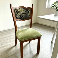 Chaise de salle à manger en bois massif de style hôtelier moderne et luxueux, fauteuil de restaurant rétro minimaliste nordique pour usage domestique