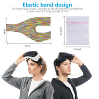 Respirant anti-transpiration VR Eye Mask Cover Home Casque de réalité virtuelle pour 2 accessoires de jeu