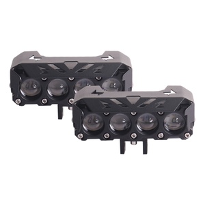 Luces de Motocicleta Súper Brillantes de 4 Lentes y 30 W, Foco Auxiliar Amarillo y Blanco, Luces Antiniebla LED para Motocicleta, Mini Luz de Conducción - Product Image 3