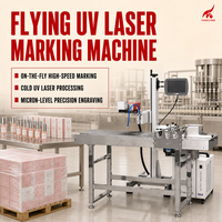 Machine de marquage laser UV à froid CKMACHINE 355nm pulsée pour codes de traçabilité sur bouteilles et bouchons dans les lignes de codage par lots à grande vitesse