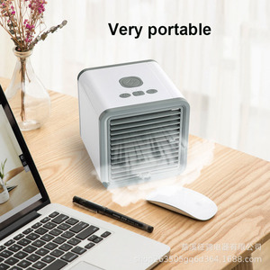 Mini ventilateur de refroidisseur d'<span class=keywords><strong>air</strong></span> rechargeable portable Climatiseur d'eau rechargeable USB pour bureau de refroidissement de petite pièce par évaporation - Product Image 2
