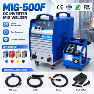 Máquina <span class=keywords><strong>de</strong></span> <span class=keywords><strong>Soldar</strong></span> <span class=keywords><strong>Mig</strong></span> Inverter Trifásica <span class=keywords><strong>de</strong></span> 500 Amperios para Acero Inoxidable y Hierro con CO2 - Product Image 1