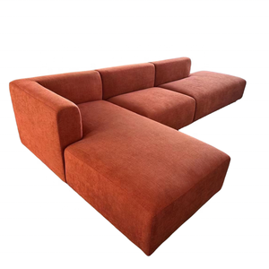 OEM ODM Ensemble de canapés modulables en tissu canapé moderne en velours de bonne qualité canapé d'angle en forme de L meubles de salon pour la maison Club Hotel - Product Image 2