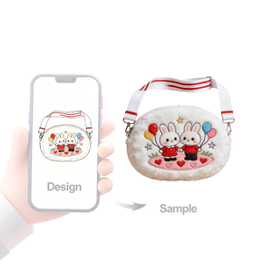 Sac à dos en peluche personnalisé, votre propre porte-monnaie en peluche, mini ours en peluche mignon, motif animal, dessin animé, <span class=keywords><strong>rangement</strong></span> en peluche - Product Image 3