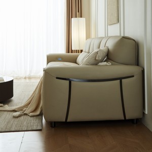 Fauteuil inclinable électrique multifonctionnel en cuir pour salon, vente en gros, modèle 8966 #   Fauteuil inclinable électrique intelligent à double motorisation - Product Image 3