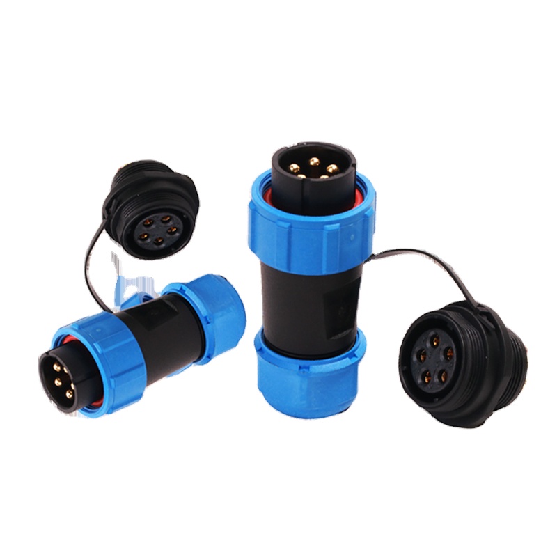 Водонепроницаемый круглый соединитель серии ip68 2 3 4 5 6 7 9
