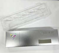 Boîte à stylos préremplie en papier écologique avec insert en plastique, design personnalisé gratuit
