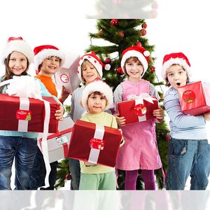 Étiquettes autocollantes pour cadeaux de noël, motifs adhésifs de noël, étiquette de nom, étiquette de cadeau de vacances, petite - Product Image 4