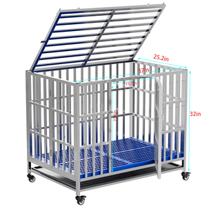 Wholesale Large Space Removable Multifunction Pet <b>Crates</b> Solid Pattern Hamster Pet Cages & Reptile House for Dog & Clinic Use - Product Image 4