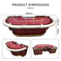 Service de personnalisation à guichet unique YH-Jeu de poker de table au baccara de casino