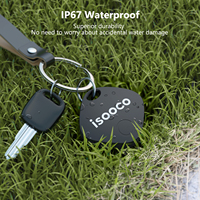 Traceur GPS en plastique étanche IP67 ISOOCO, le plus vendu, avec affichage OLED, pour enfants, localisateur de clés, navigation GPS - Prix de gros