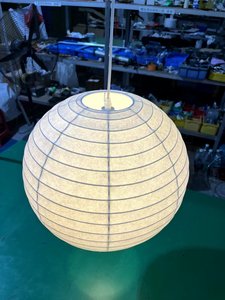Nordic Japanese Wabi-Sabi <strong>Paper</strong> Lantern Spherical Pendant <strong>Light</strong> Creative <strong>Shade</strong> for Restaurant - Product Image 6